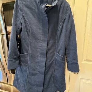 TravelSmith Women's Deep Blue Trench Coat